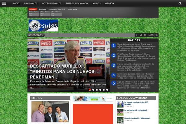 Gameday theme site design template sample