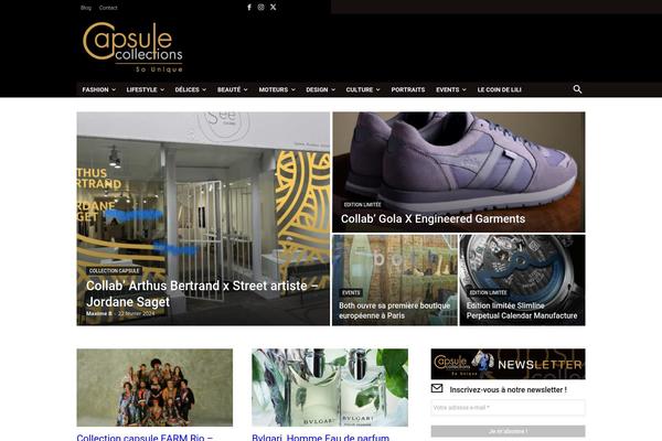 Newspaper Child theme site design template sample