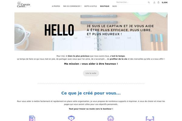 Puca theme site design template sample
