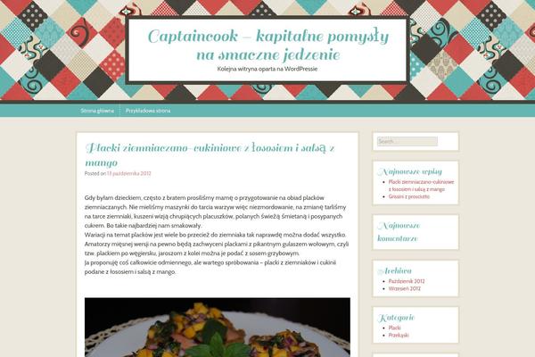 Patchwork theme site design template sample