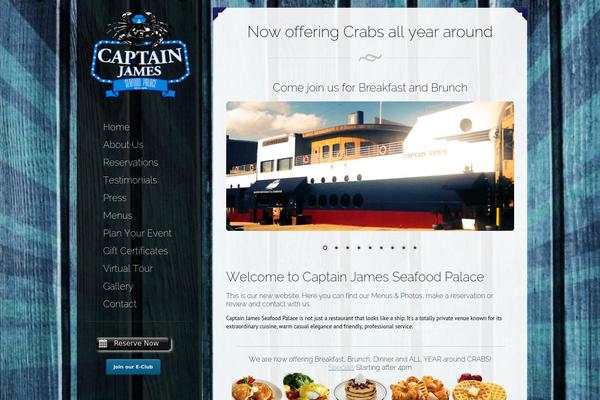 captainjameslanding.com site used Seafood