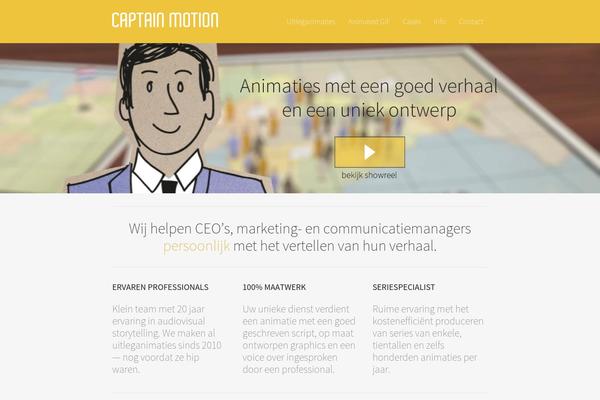 captainmotion.tv site used Folio