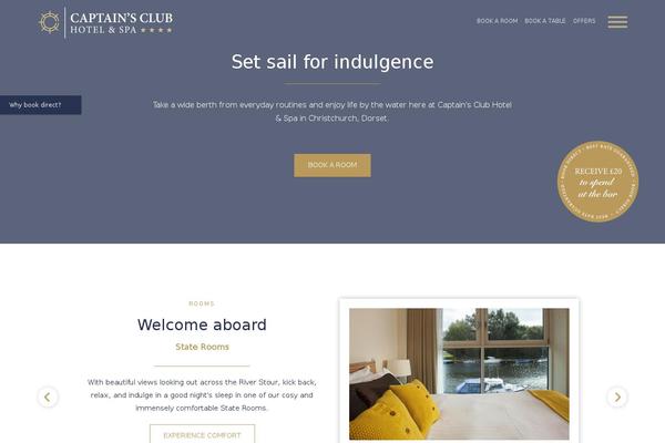 captainsclubhotel.com site used Cn-core-theme