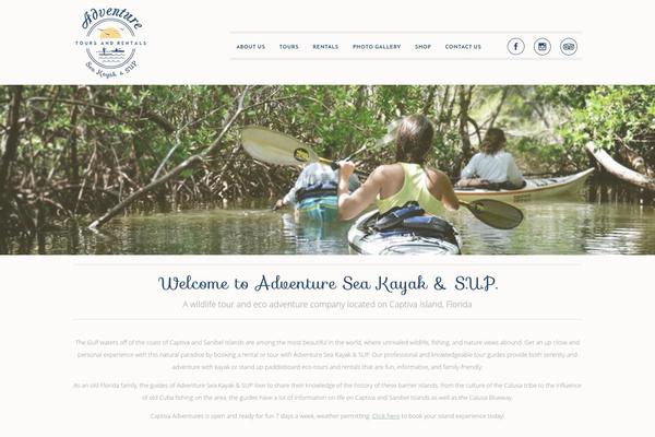 Vantage theme site design template sample