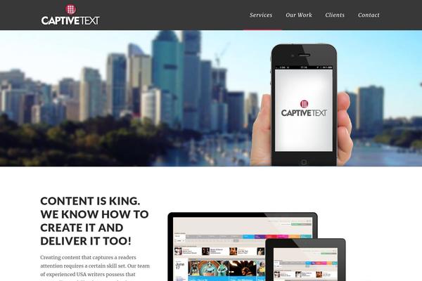 Agile Child theme site design template sample
