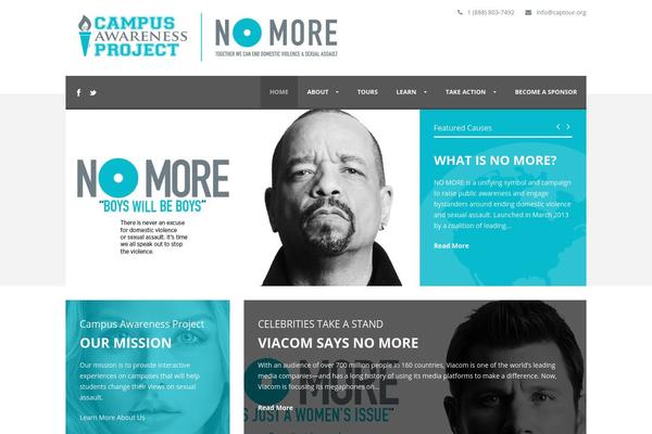 captour.org site used Charityhub-v1-07