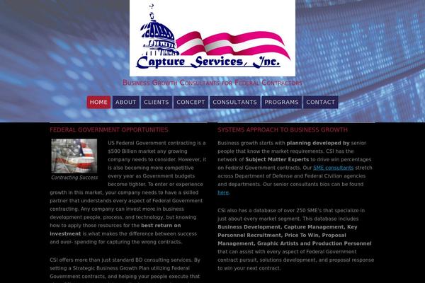 Flat theme site design template sample
