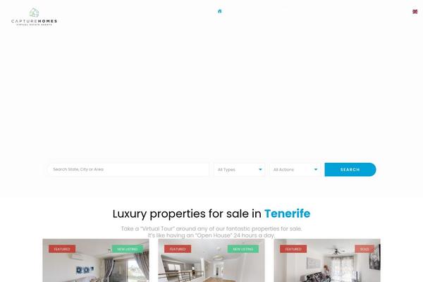 Wp Estate theme site design template sample