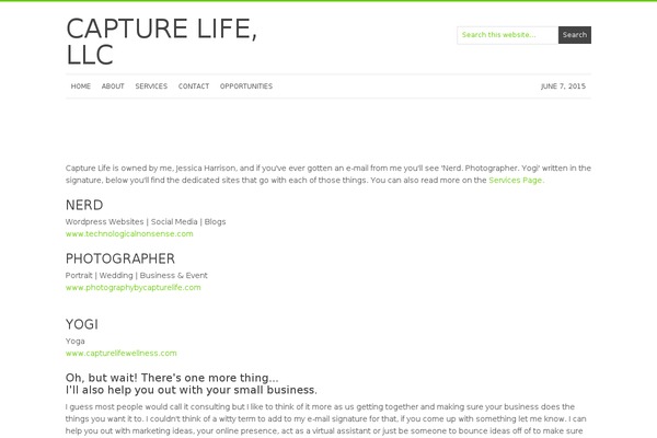 Minimum theme site design template sample