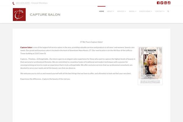 X Child theme site design template sample