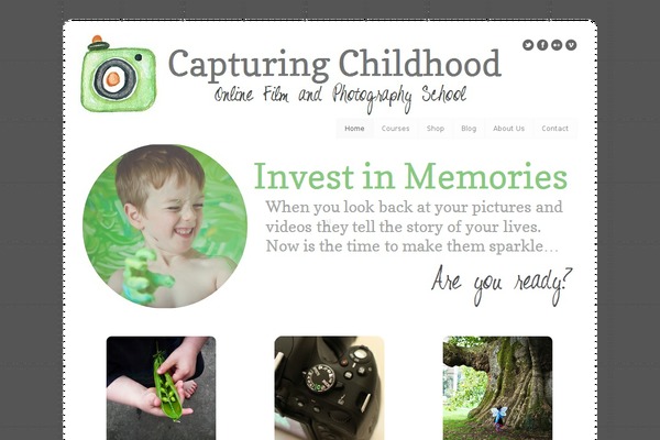 capturingchildhood.co.uk site used Inspired
