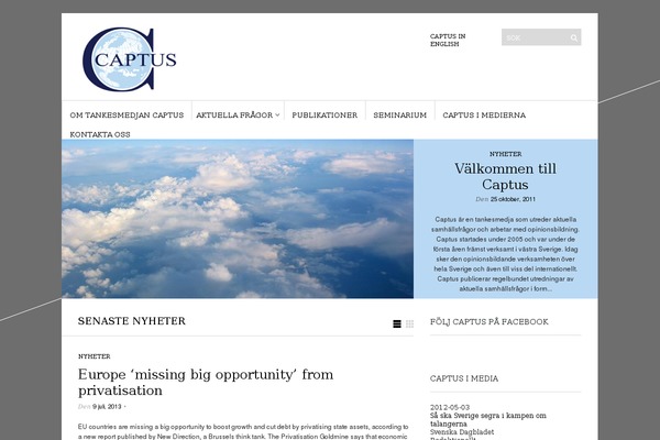 WordPress website example screenshot