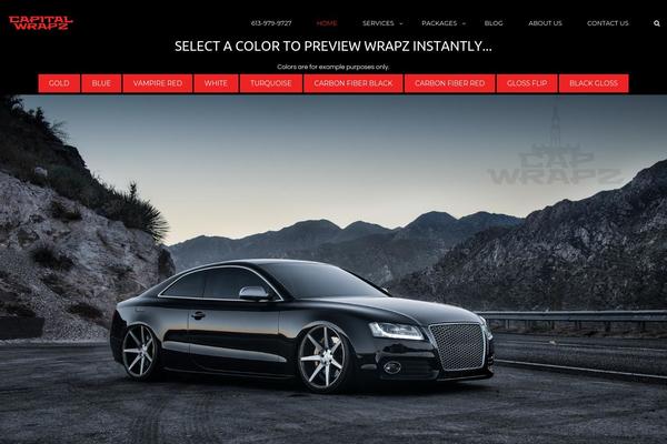 Flora theme site design template sample