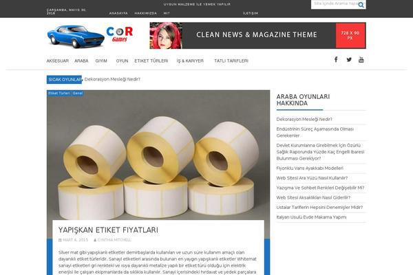 SuperNews theme site design template sample