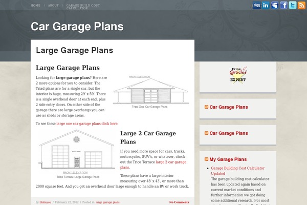 car-garage-plans.com site used Renegade