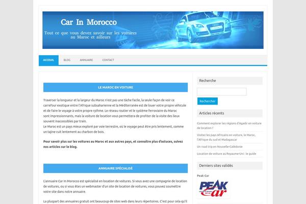 Iconic One theme site design template sample