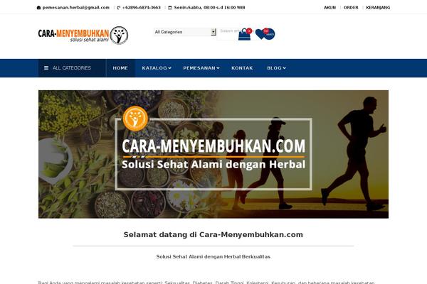 cara-menyembuhkan.com site used Landingpress-wp