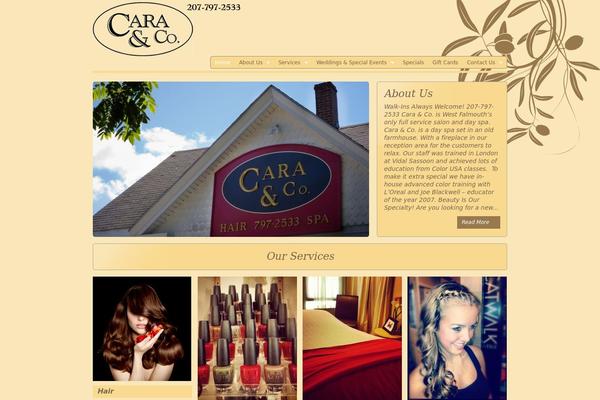 caraandcosalon.com site used Organic_health_tan