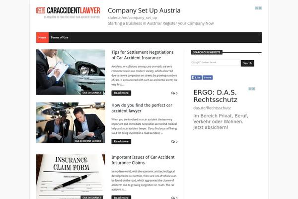 Magic Mag theme site design template sample