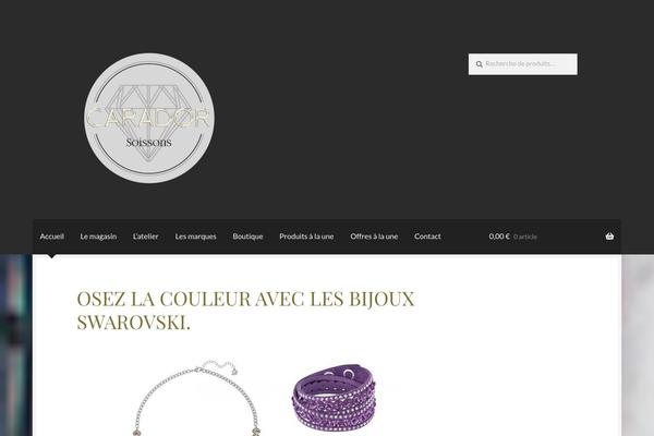 Boutique theme site design template sample