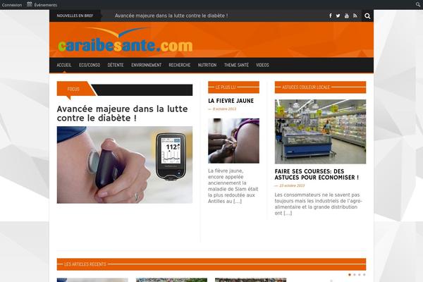 caraibesante.com site used Newsmix-2.0.2