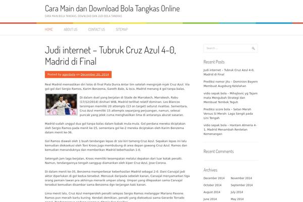 Patus theme site design template sample