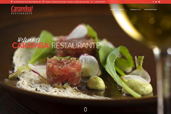 Grandrestaurant theme site design template sample