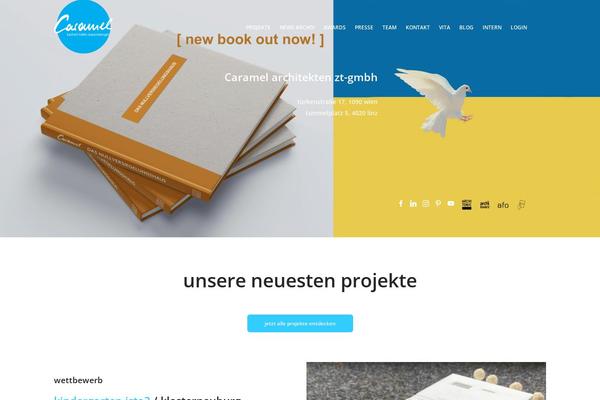 Stack theme site design template sample