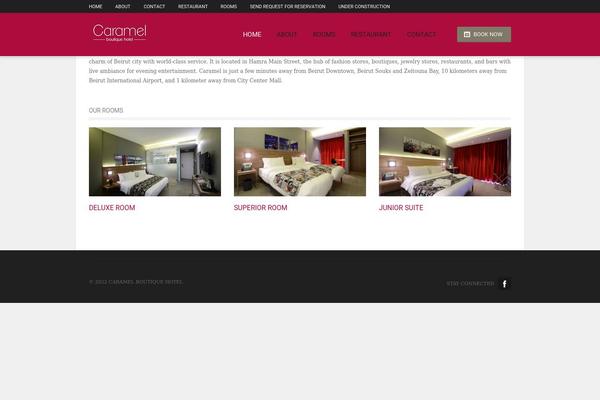 caramelboutiquehotel.com site used Hotec