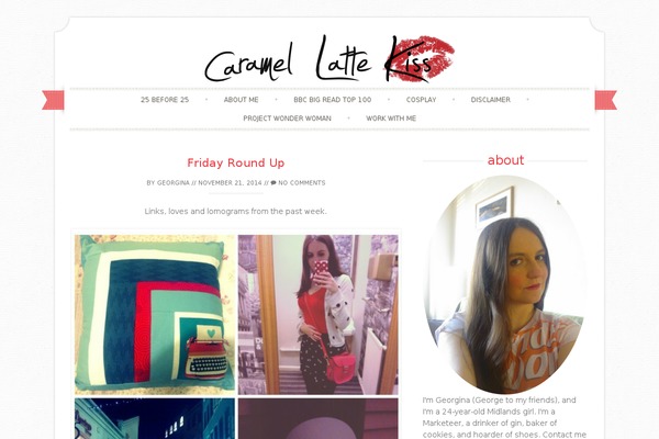 Sugar and Spice theme site design template sample