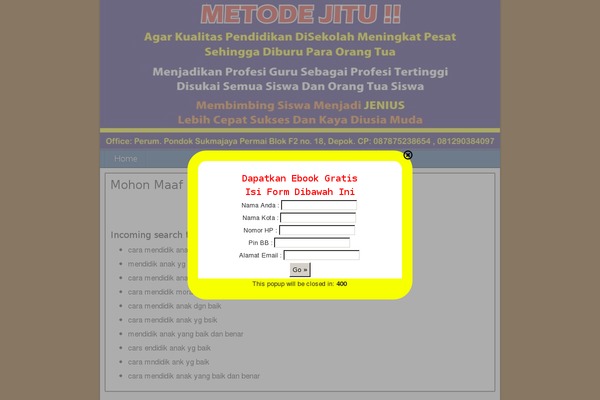 Frontier theme site design template sample
