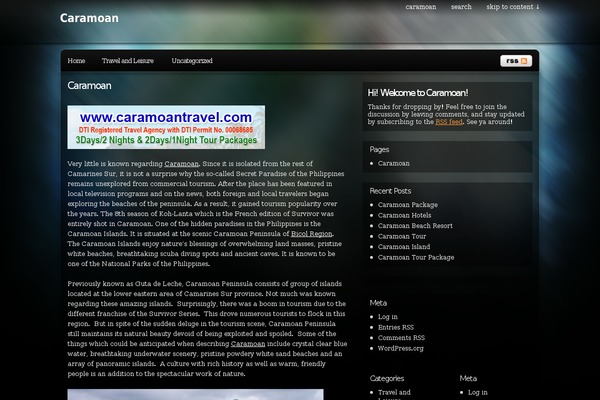 Pixel theme site design template sample