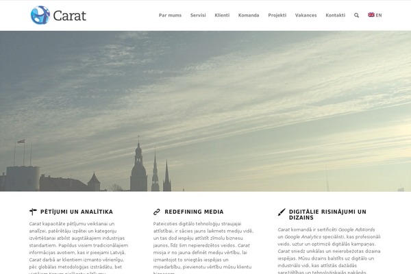 WordPress website example screenshot