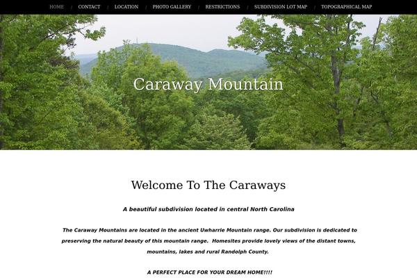 Landscape theme site design template sample