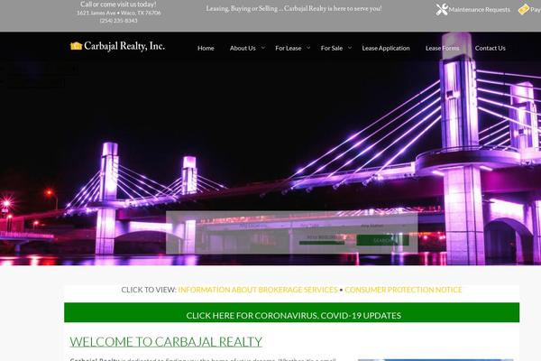 Realty theme site design template sample