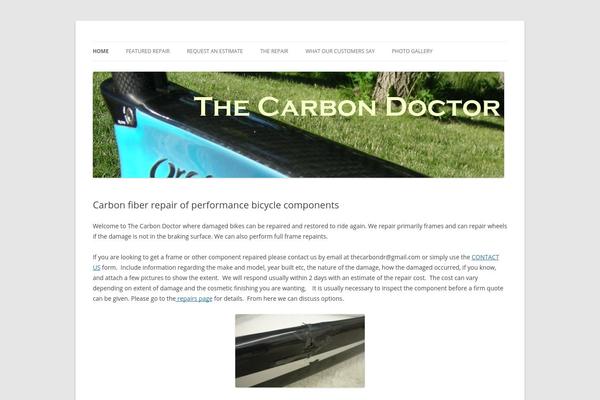 Twenty Twelve theme site design template sample