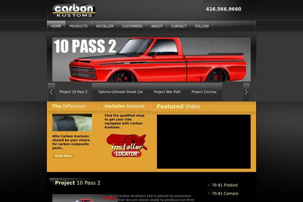 carbonkustoms.com site used Rt_crystalline_wp