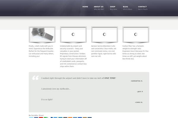 Karma theme site design template sample