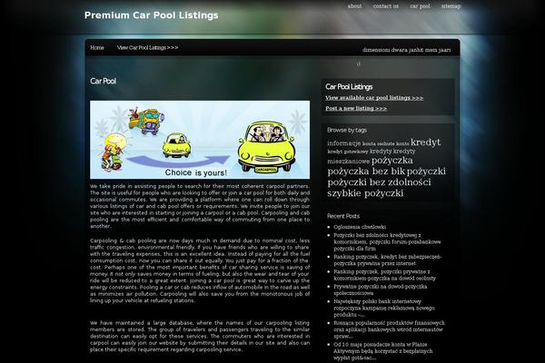 Pixeled theme site design template sample