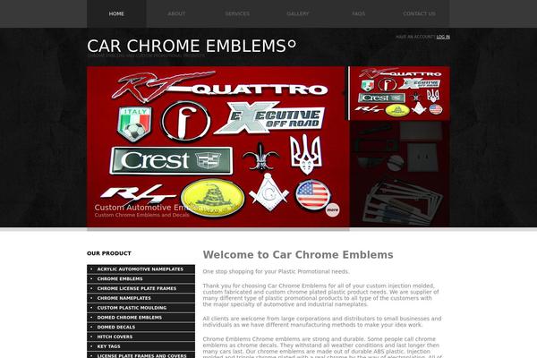 carchromeemblems.com site used Theme1388