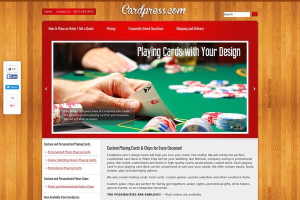 card-press.com site used Pokerfan
