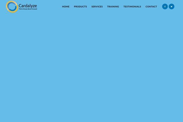cardalyze.com site used Cardalyze