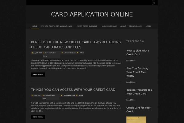 Blackoot Lite theme site design template sample