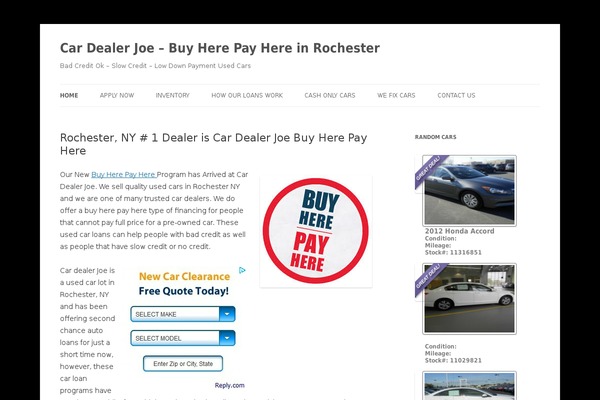 Site using Car Demon plugin