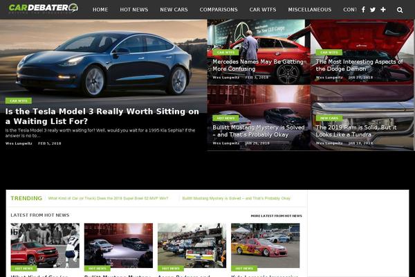 Top News theme site design template sample