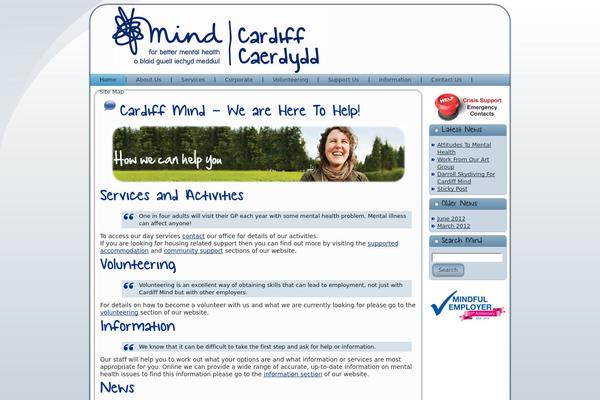 cardiffmind.org site used MIND