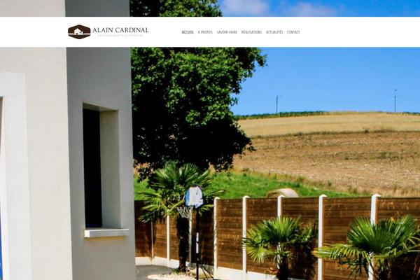 Modernist theme site design template sample