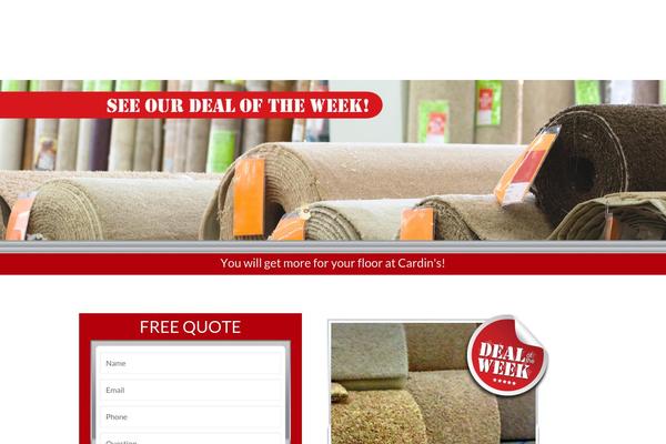 Deluxe theme site design template sample
