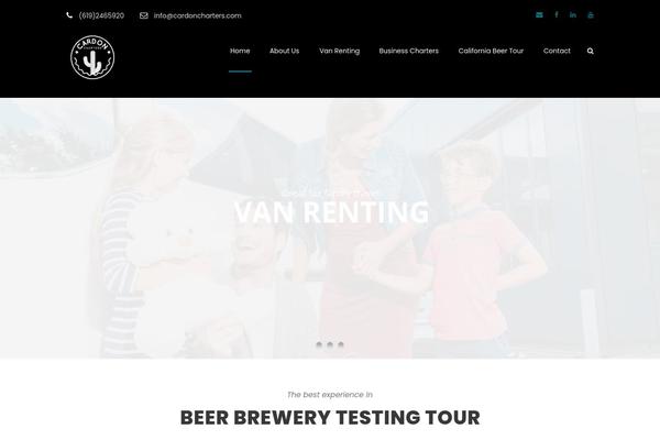 TravelTour theme site design template sample