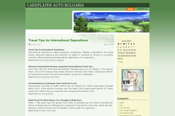 Dignity theme site design template sample